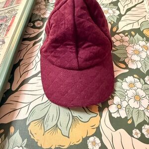 Duluth Trading Co. Burgundy Quilted Cap